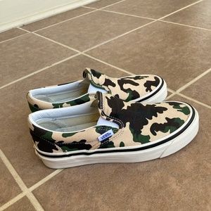 Vans Camo Slip-Ons